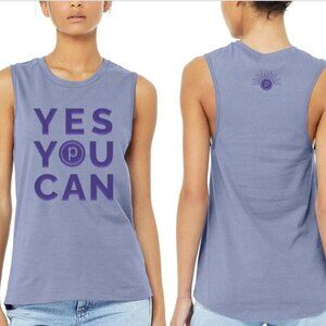 Pure Barre Yes You Can Tank - Lavender Blue - Medium